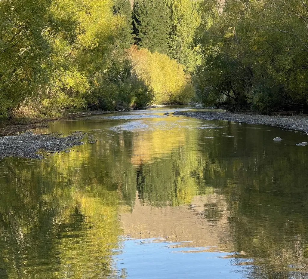 A river running through the landscape